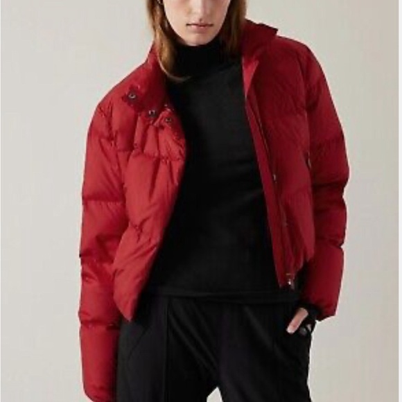 Athleta Jackets & Blazers - Athleta Red Puffer Jacket
